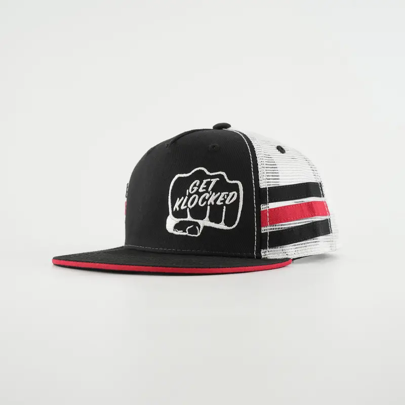 Klock Werks Fist Bump Stripe Trucker Hat For Men 1