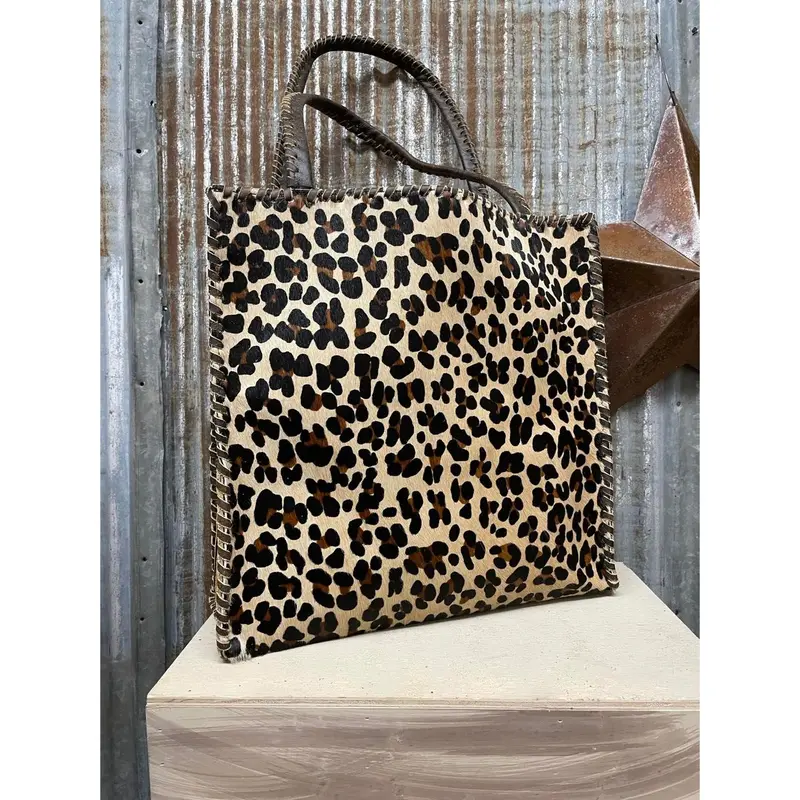 Kurtmen Leopard Tall Box Tote 1