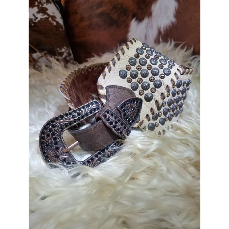 Kurtmen Nat Pebble/Vintage Dark Brown/Brown Fashion Belt 1