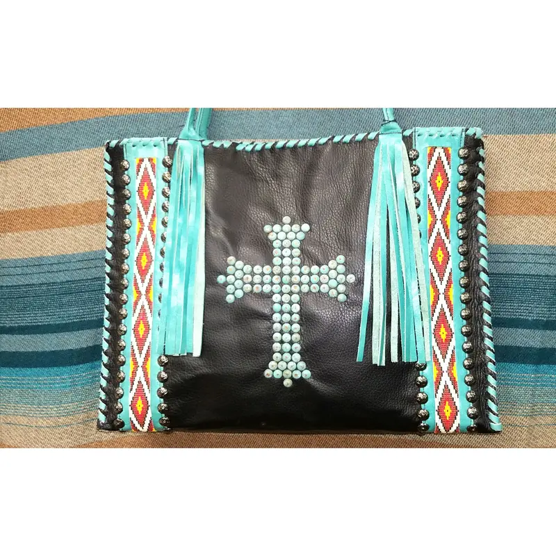 Kurtmen Turquoise Cross Purse 1