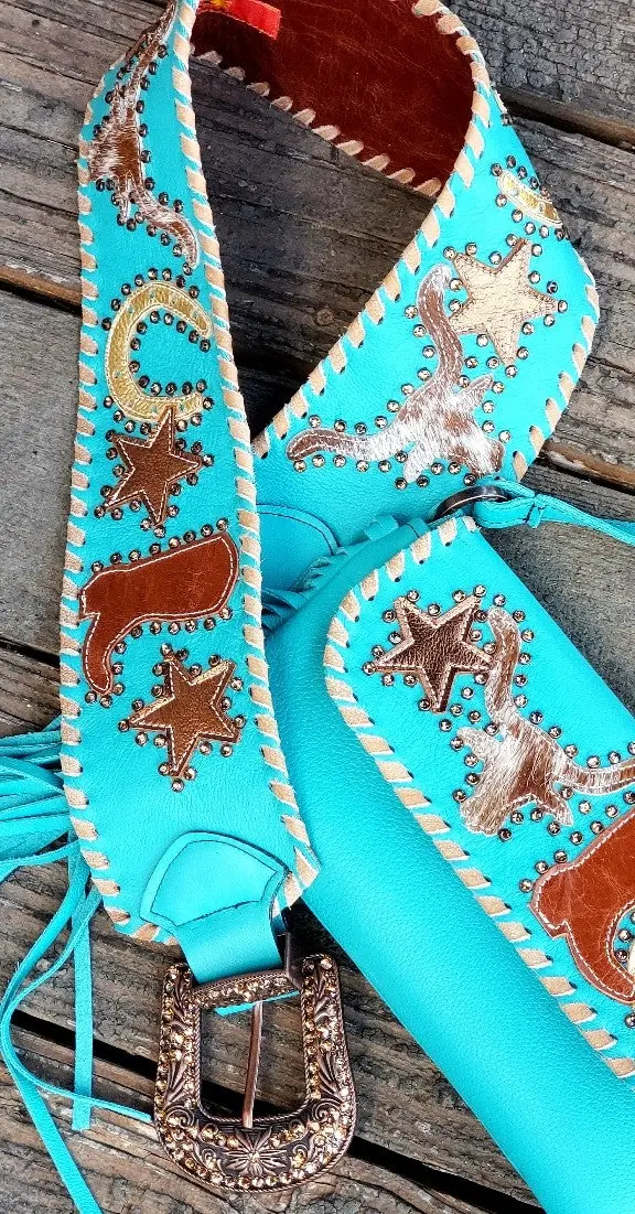 Kurtmen Turquoise Stockyards Hall Of Fame Wide Belt 1