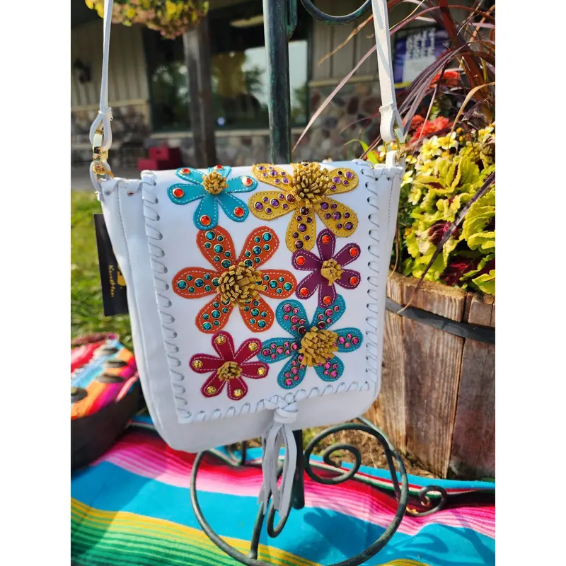 Kurtmen White Mini Traveler Crossbody Bag 1