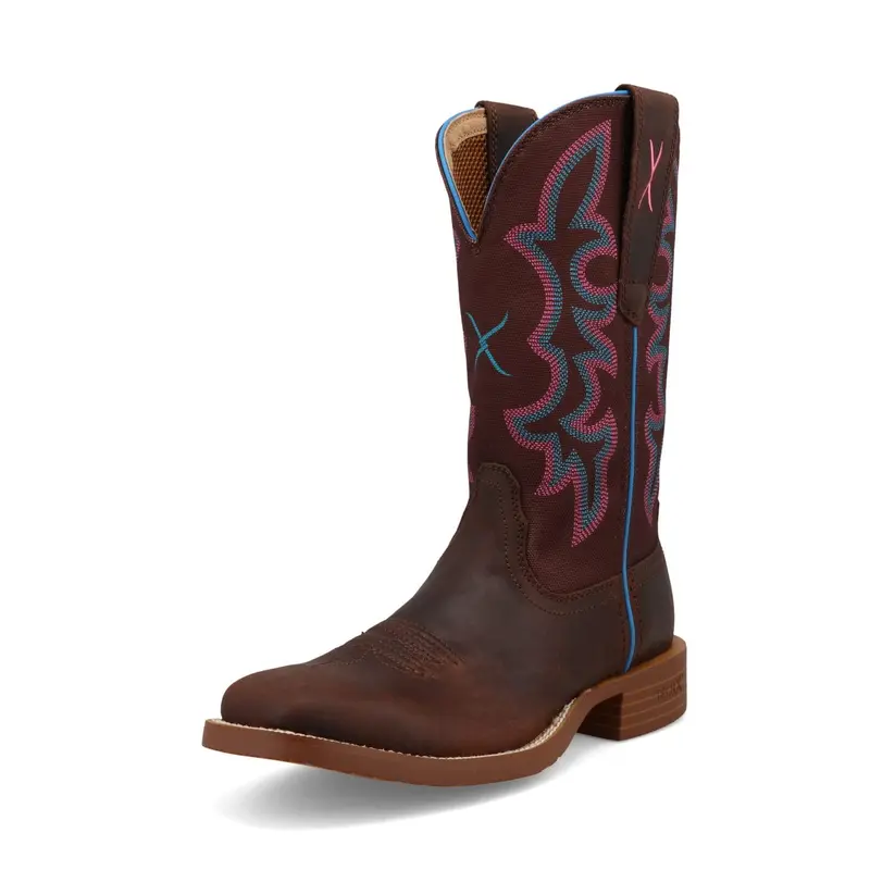 Ladies Chocolate Truffle Sq Toe Boot 1