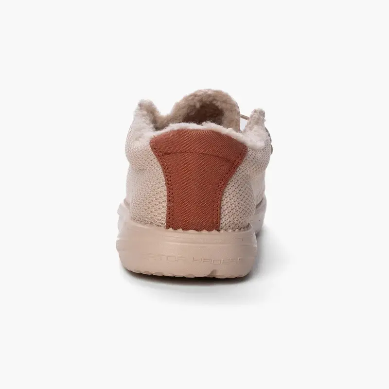 Ladies Dusty Rose Sherpa Camp Shoes 2