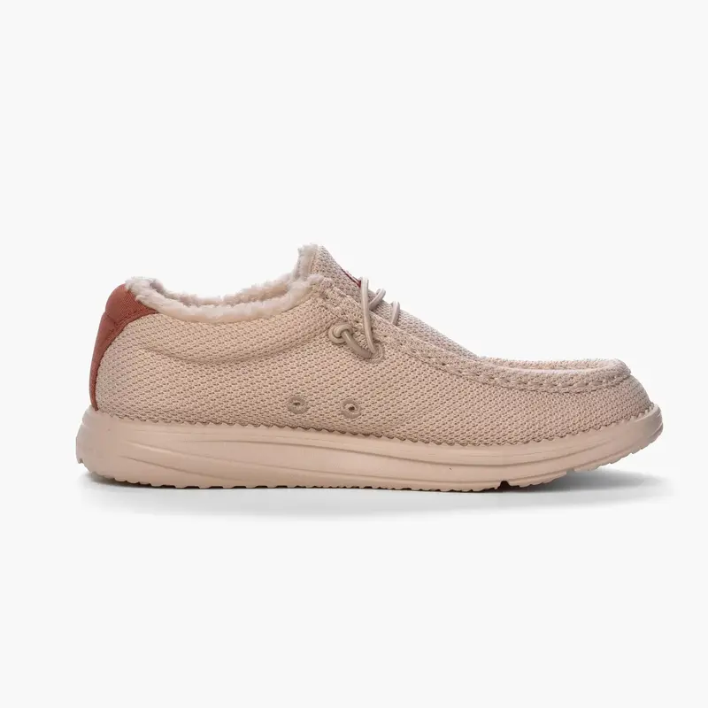 Ladies Dusty Rose Sherpa Camp Shoes 3