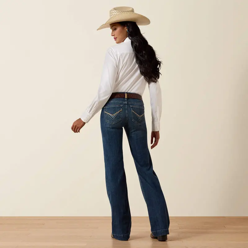 Ladies Lelani Perfect Rise Ariat Trouser Jean 1