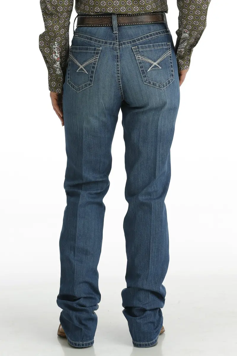 Ladies Medium Stonewash Emerson Cinch Jean 2