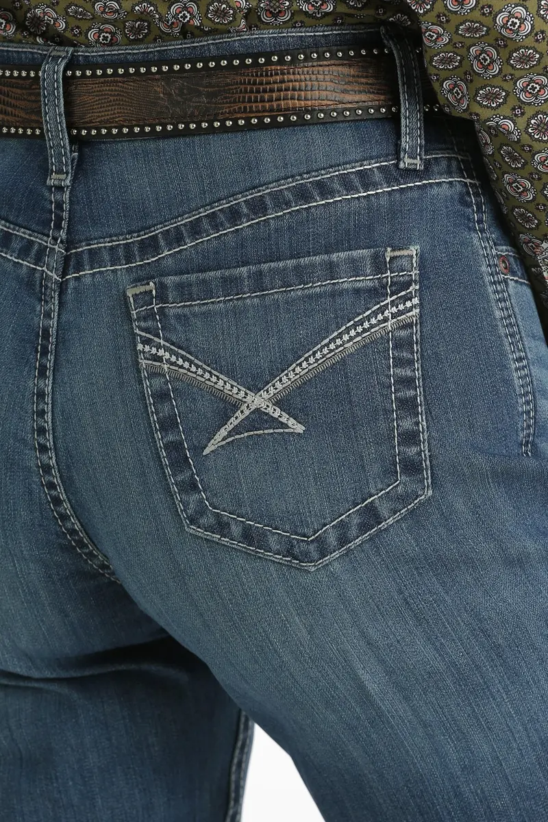 Ladies Medium Stonewash Emerson Cinch Jean 3