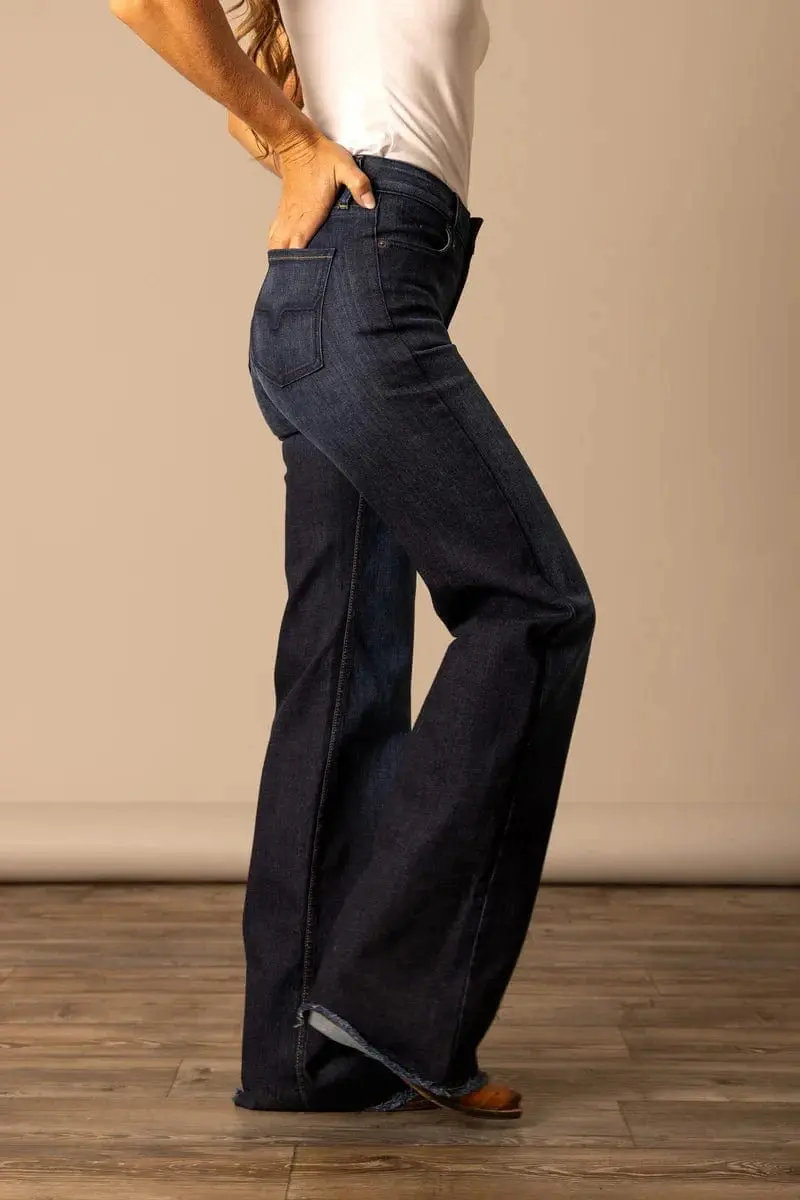 Ladies Olivia Dark Wash Kimes Jeans 1