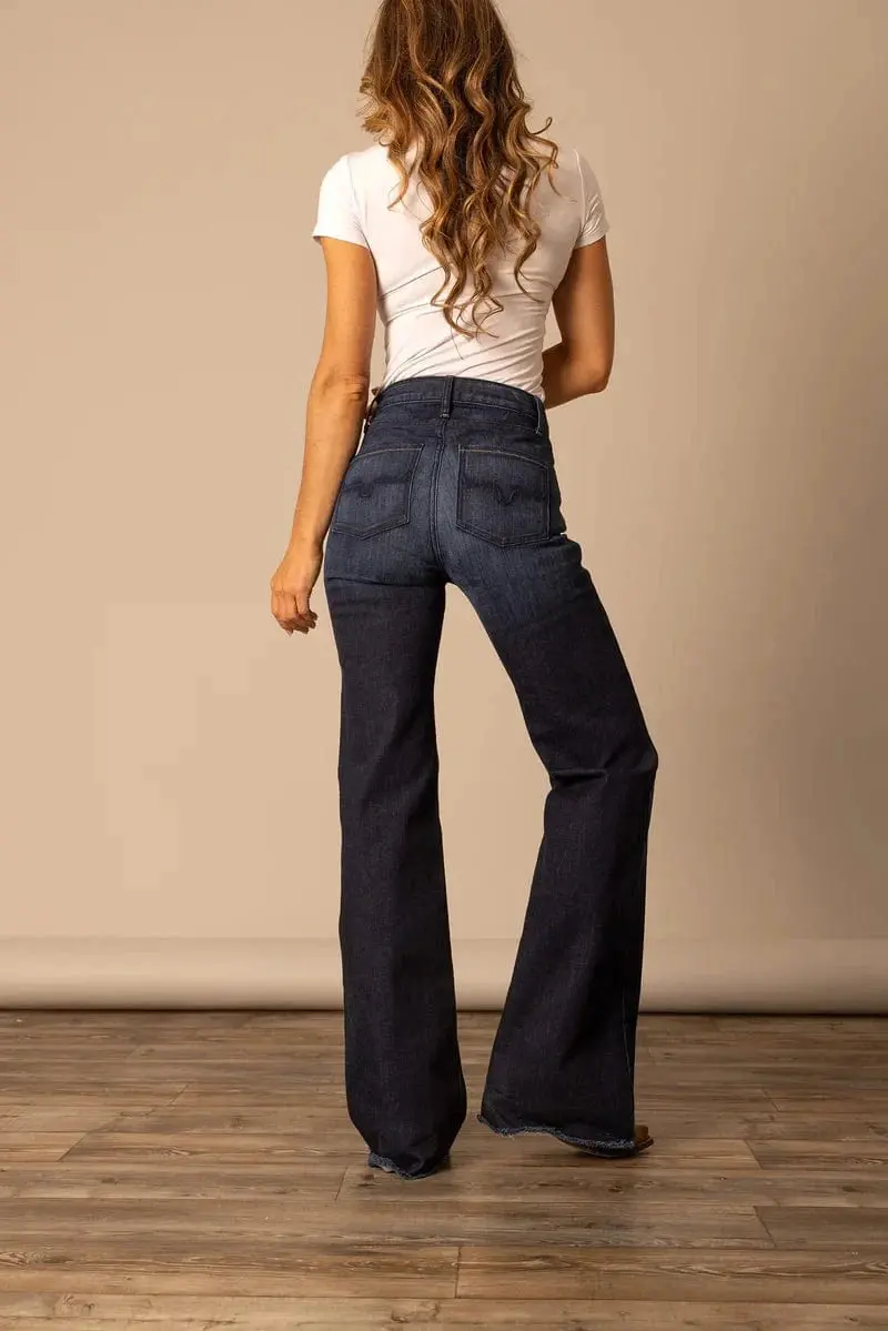 Ladies Olivia Dark Wash Kimes Jeans 2