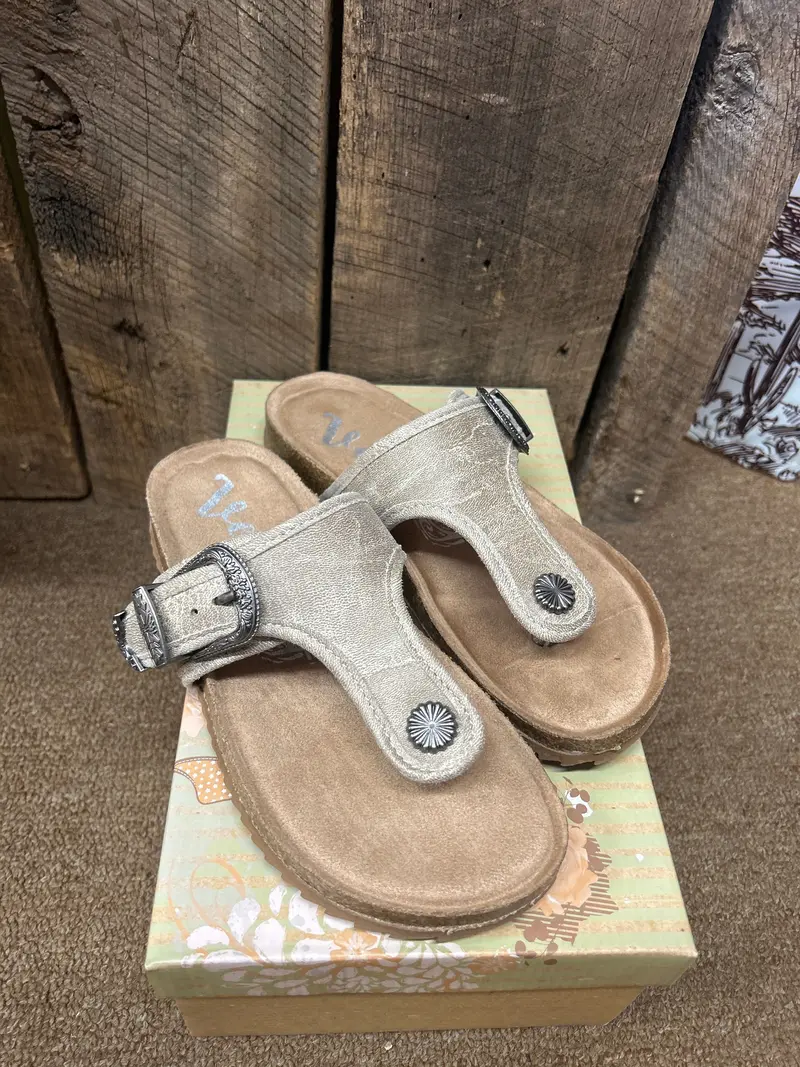Ladies Texas Cream Sandals 1