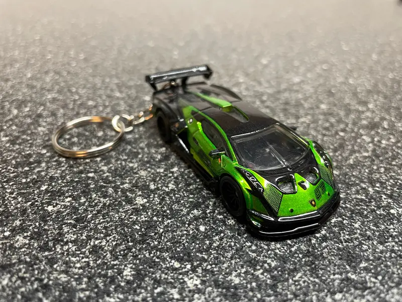 Lamborghini Senza Scv12 Keychain Hot Wheels Matchbox 1