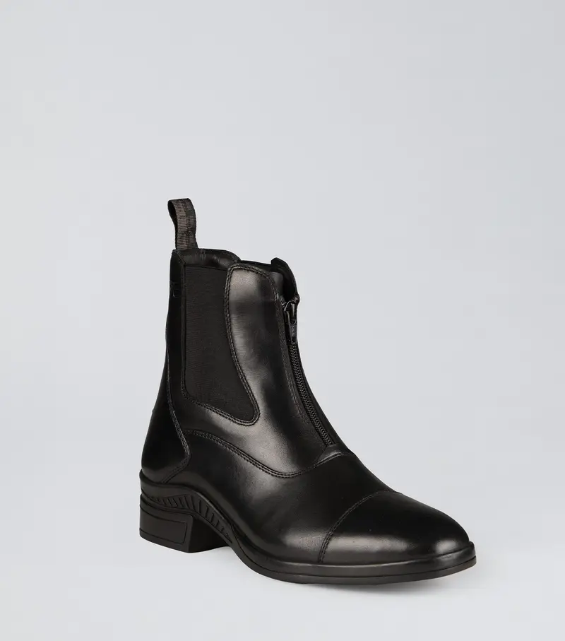 Lanark Leather Paddock Boots Black 1