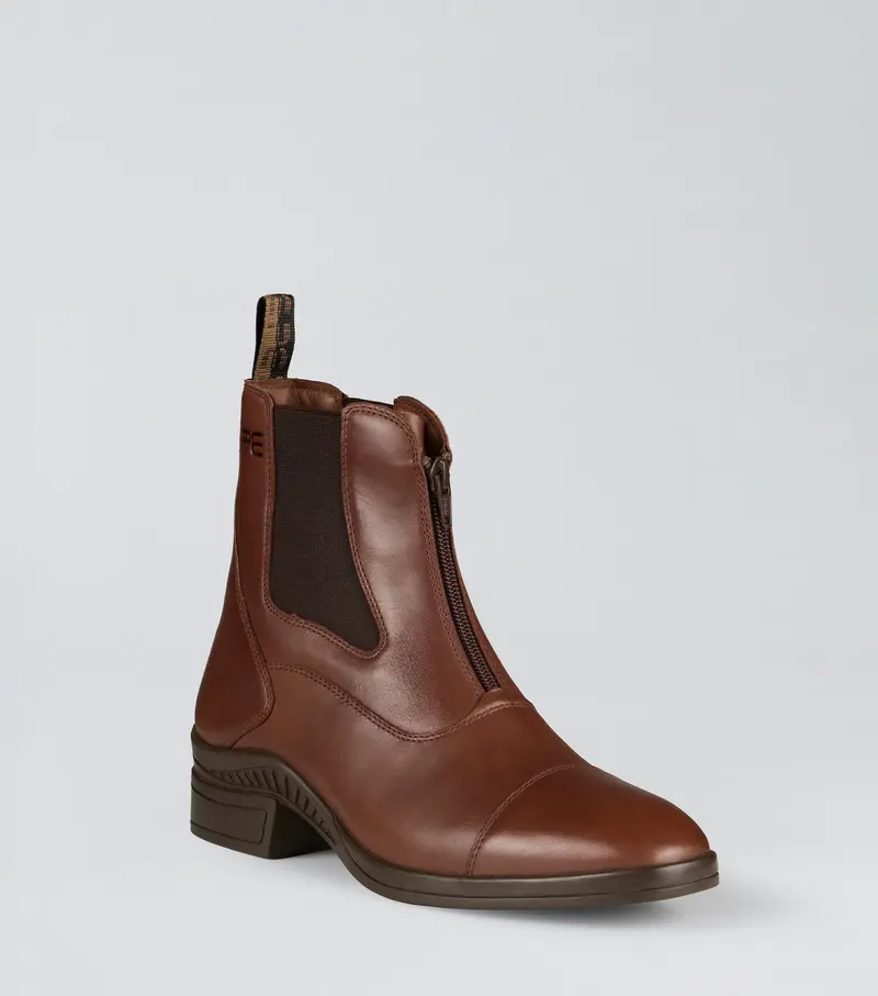 Lanark Leather Paddock Boots Brown 1
