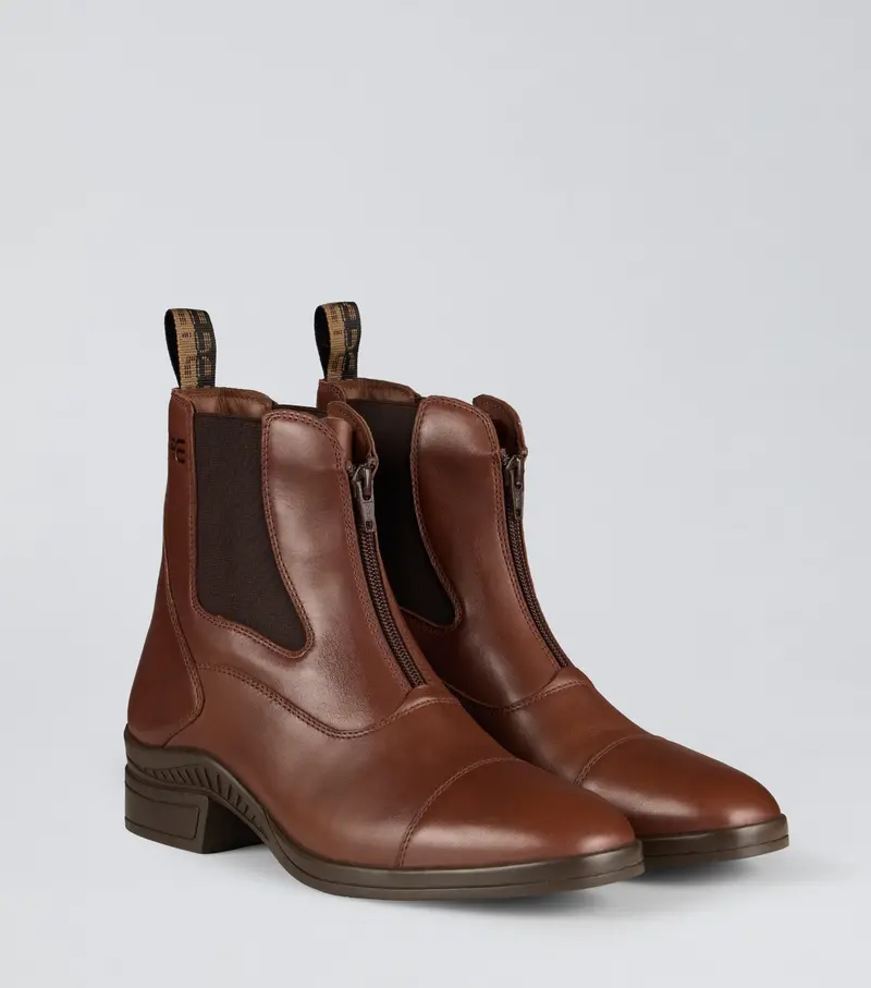 Lanark Leather Paddock Boots Brown 6