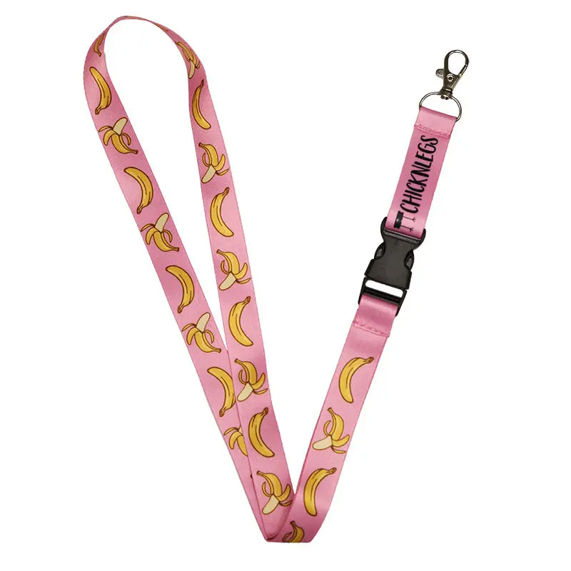 Lanyard - Pink Bananas 1