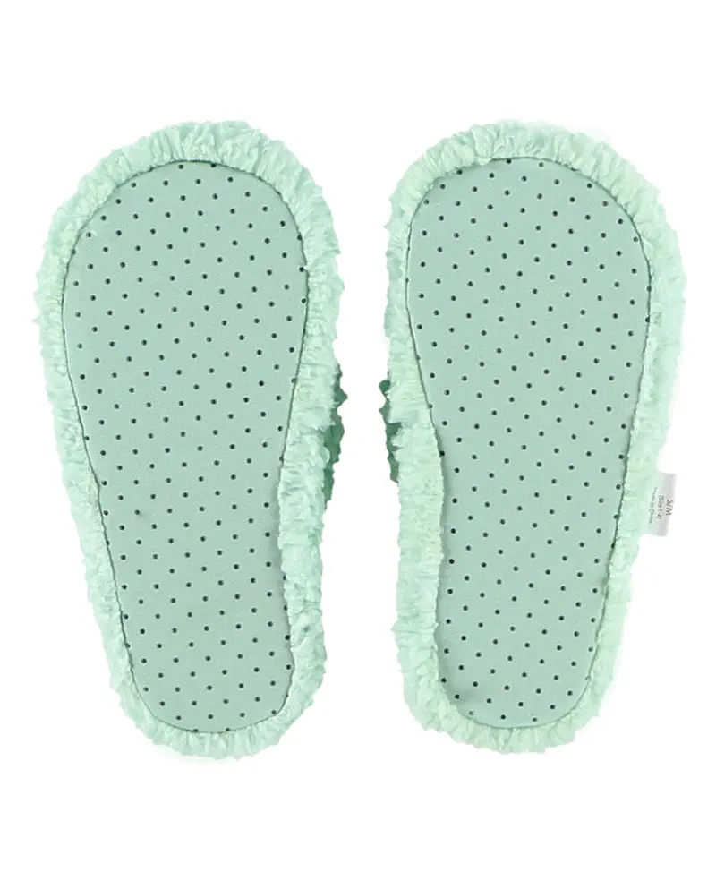 Lazy One Cactus Blue Spa Slippers 2