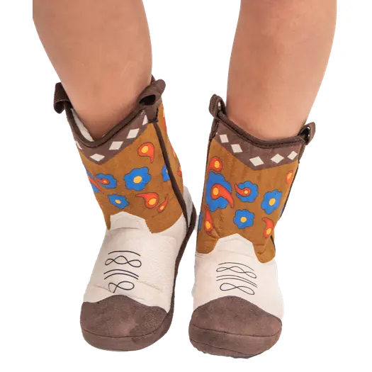 Lazy One Flower Girl Boot Slipper 1