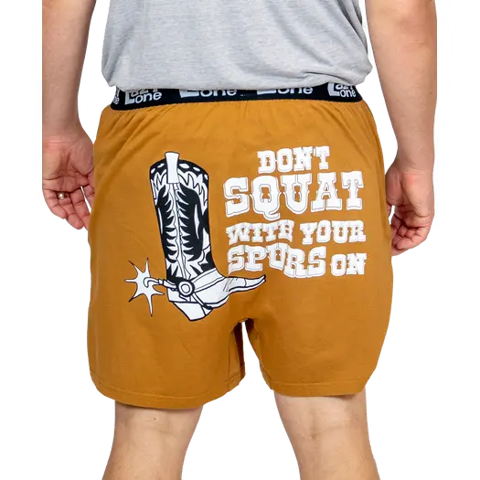 Lazy One Mens Don't Squat Boxer 1