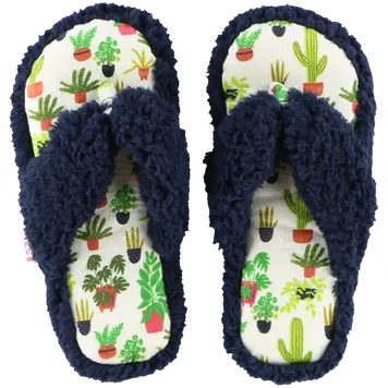 Lazy One Plant Lady Spa Slippers 1