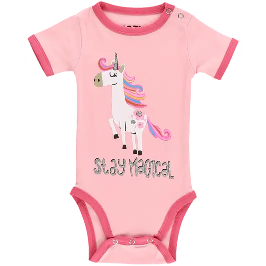 Lazy One Stay Magical Infant Creeper Onesie 1