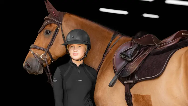 Lemieux Crystal Suede Saddle Pad 1