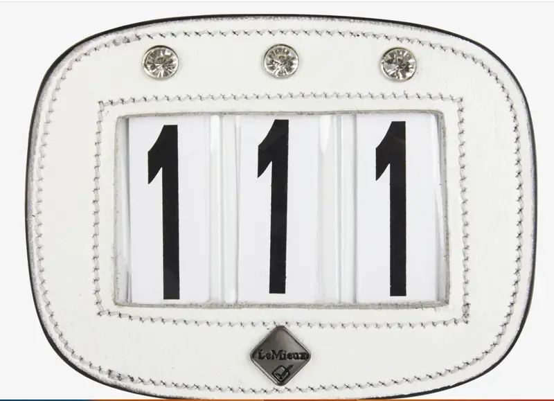 Lemieux Diamante Saddle Number Holder Square 1