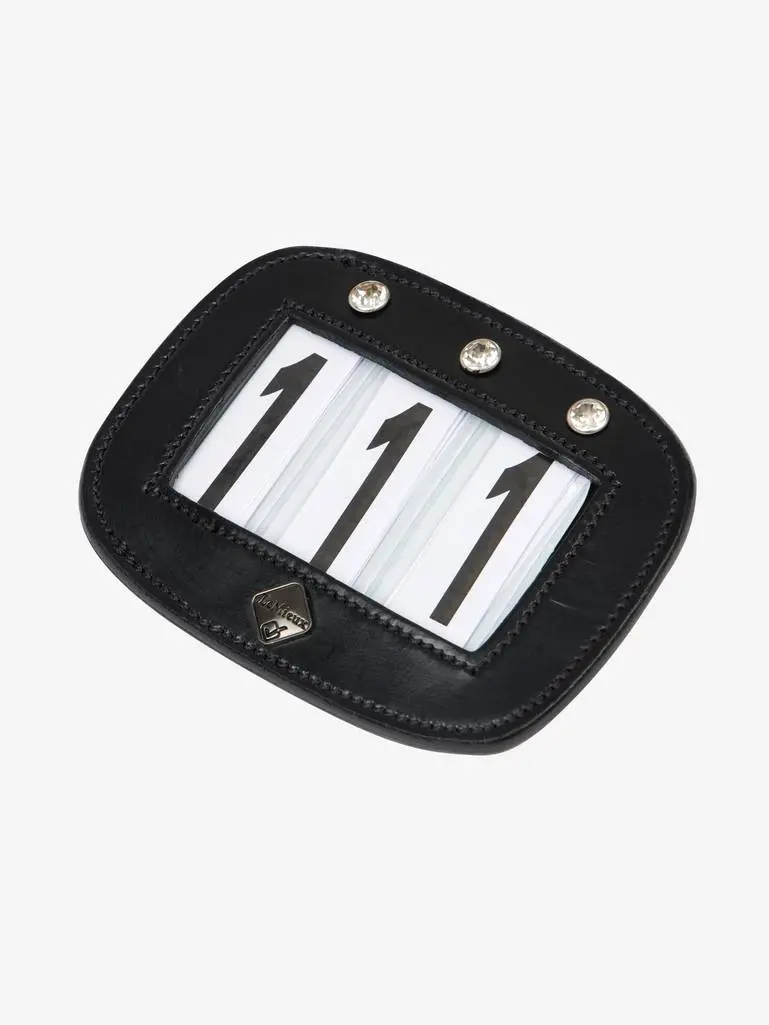 Lemieux Diamante Saddle Number Holder Square 2