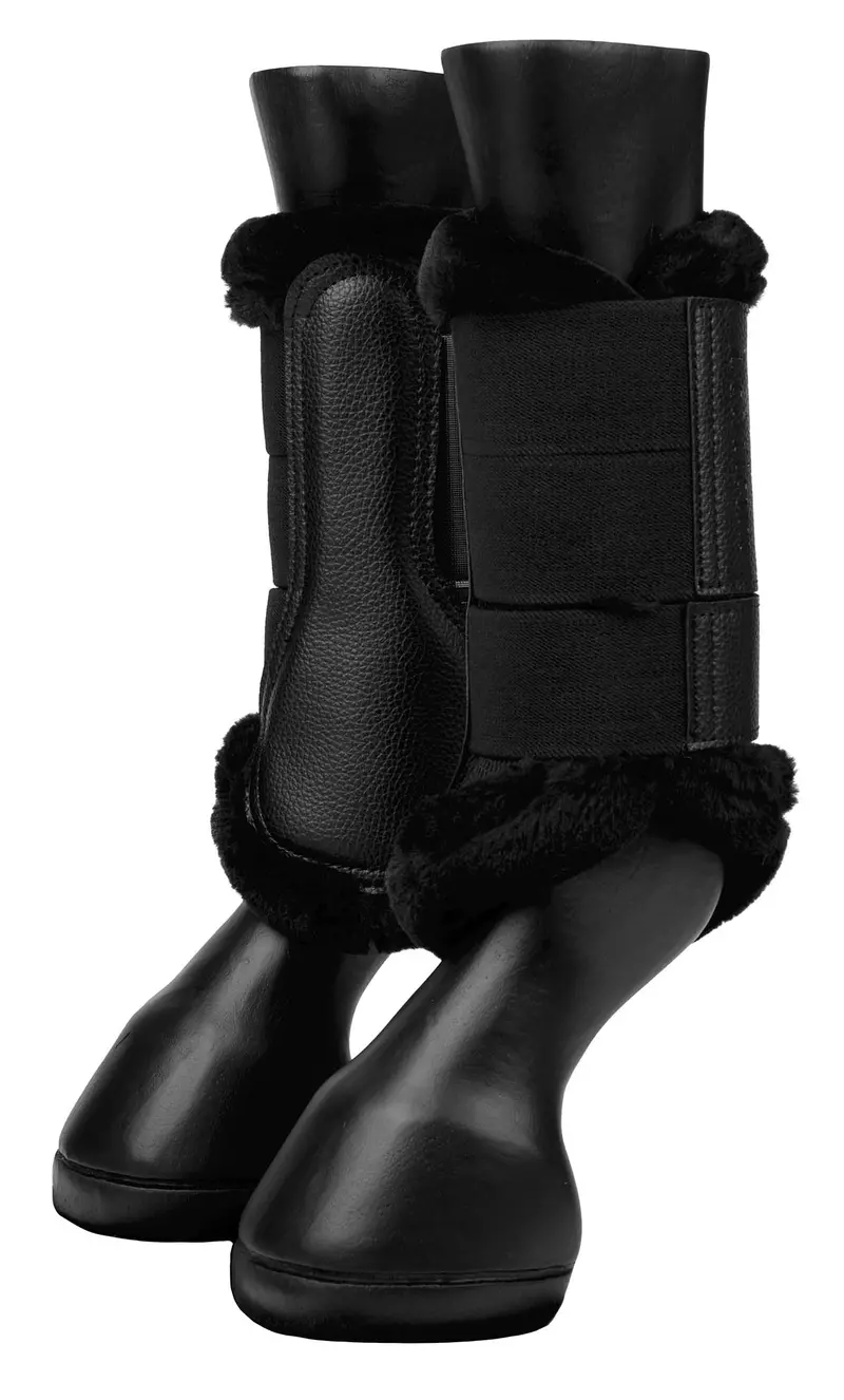 Lemieux Fleece Edged Mesh Brushing Boot 1