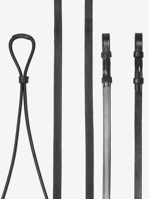 Lemieux Hunter Half-Lined Curb Reins