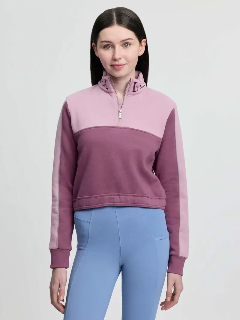 Lemieux Kids Cropped Kate Quarter Zip 1