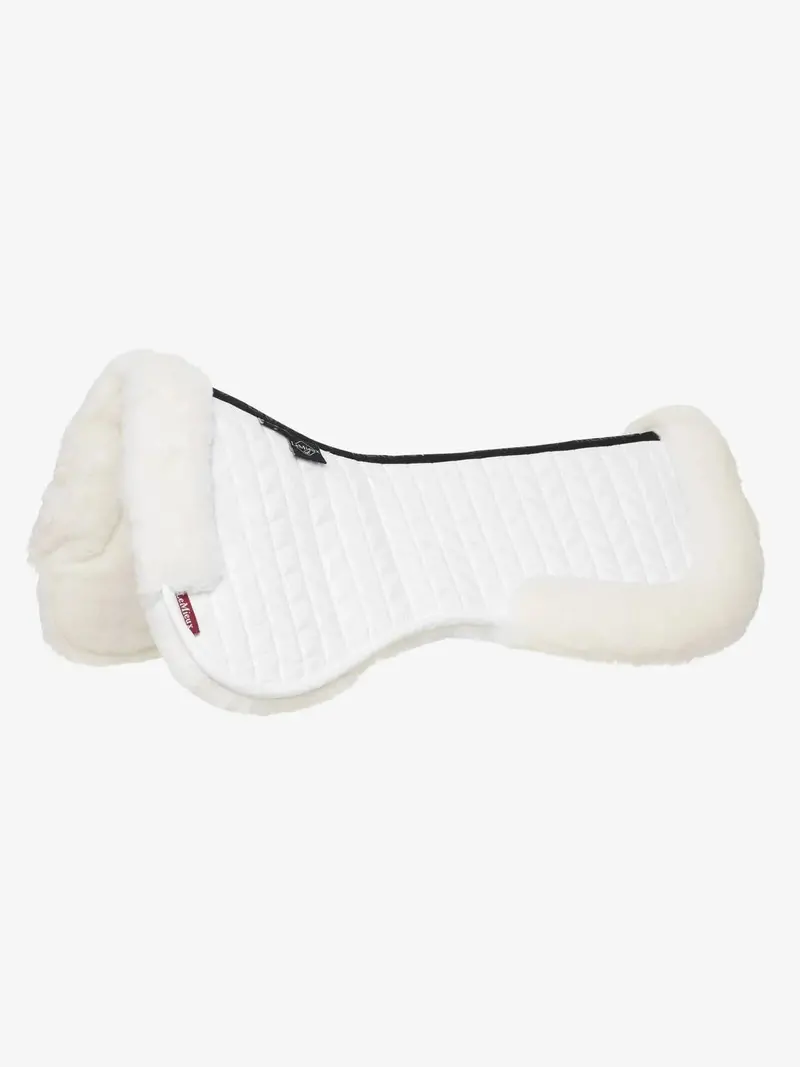 Lemieux Merino+ Dressage Half Pad White/White 1