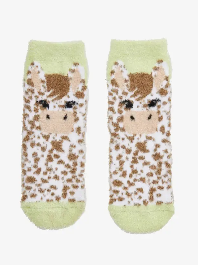 Lemieux Mini Fluffy Character-Themed Crew Socks