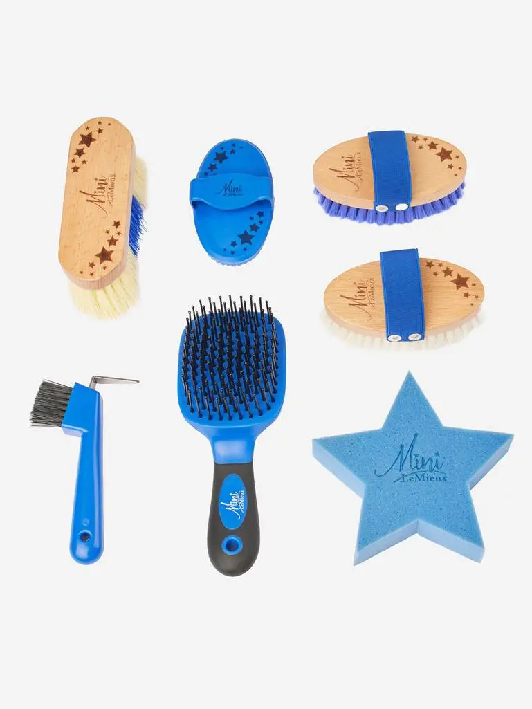 Lemieux Mini Grooming Set With Bag Benetton Blue 2