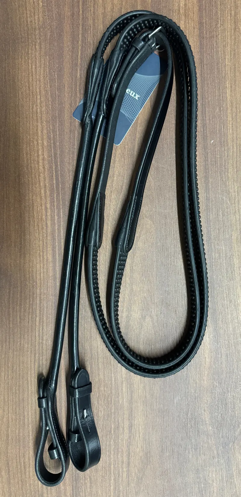 Lemieux Rubber/Rolled Leather Reins 1