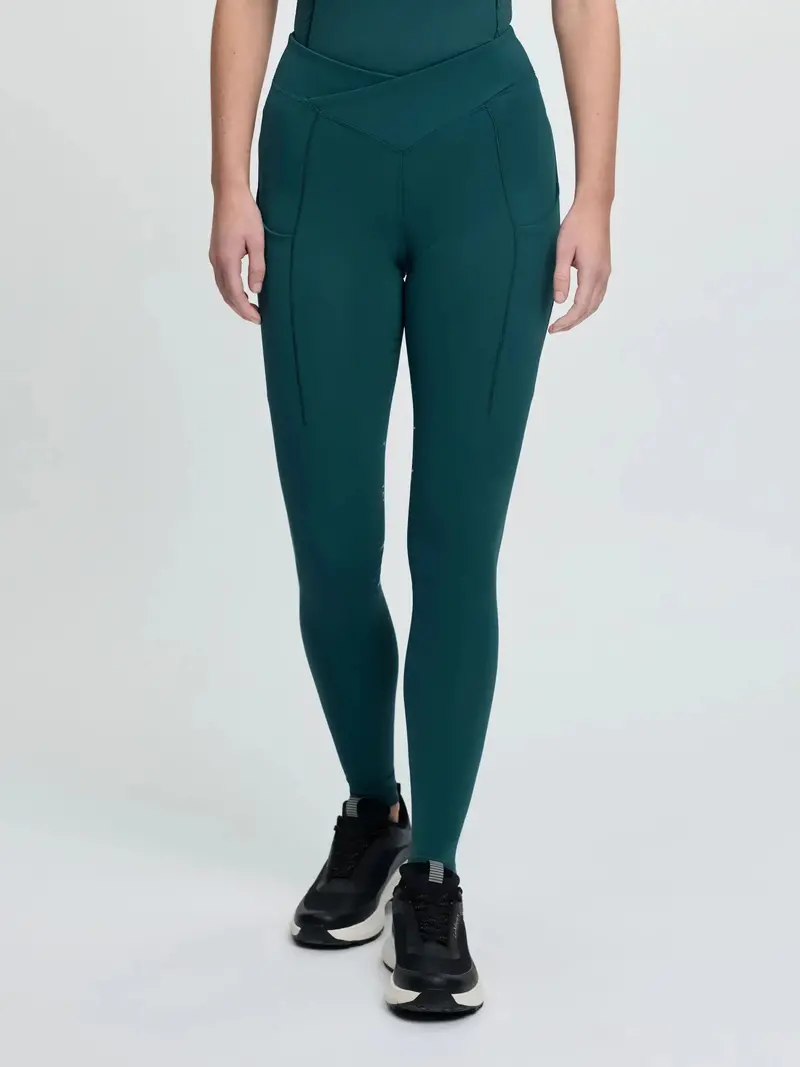 Lemieux Simone Cross-Over Half-Seat Pull-On Tights