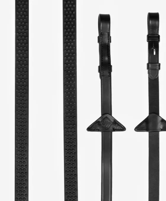 Lemieux Soft Rubber Reins With Hook And Pin End 1