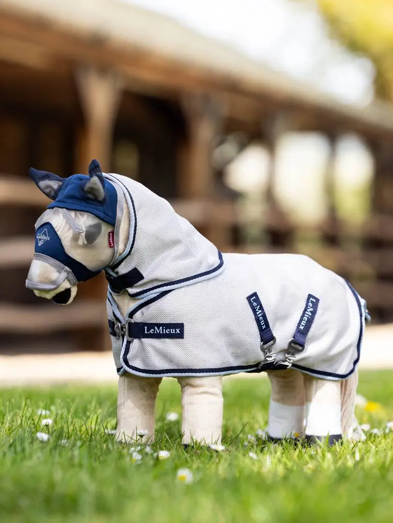 Lemieux Toy Pony Fly Blanket Navy One Size 1