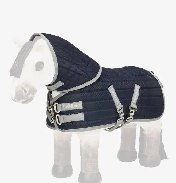 Lemieux Toy Pony Stable Tek Rug Navy 2