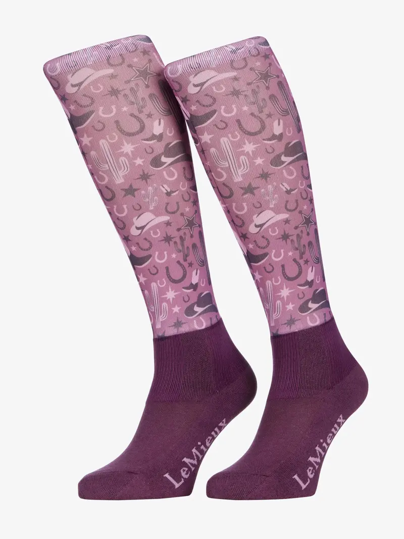 Lemieux Western Footsie Socks 1