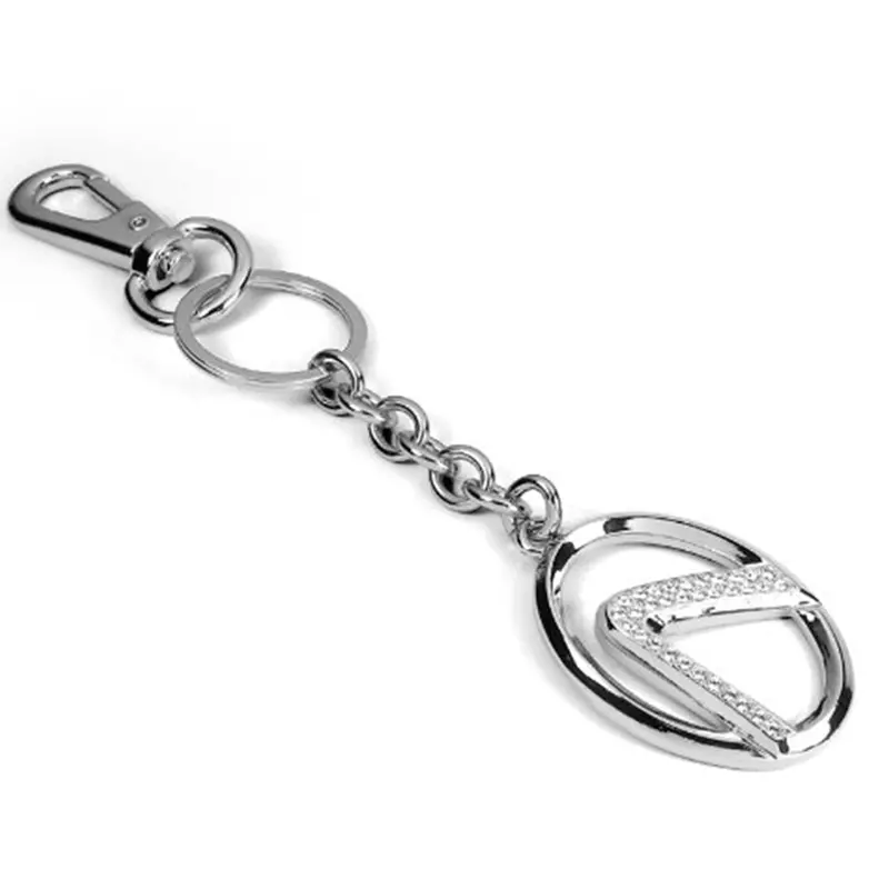 Lexus Bling Keychain With Clasp (Chrome) 1