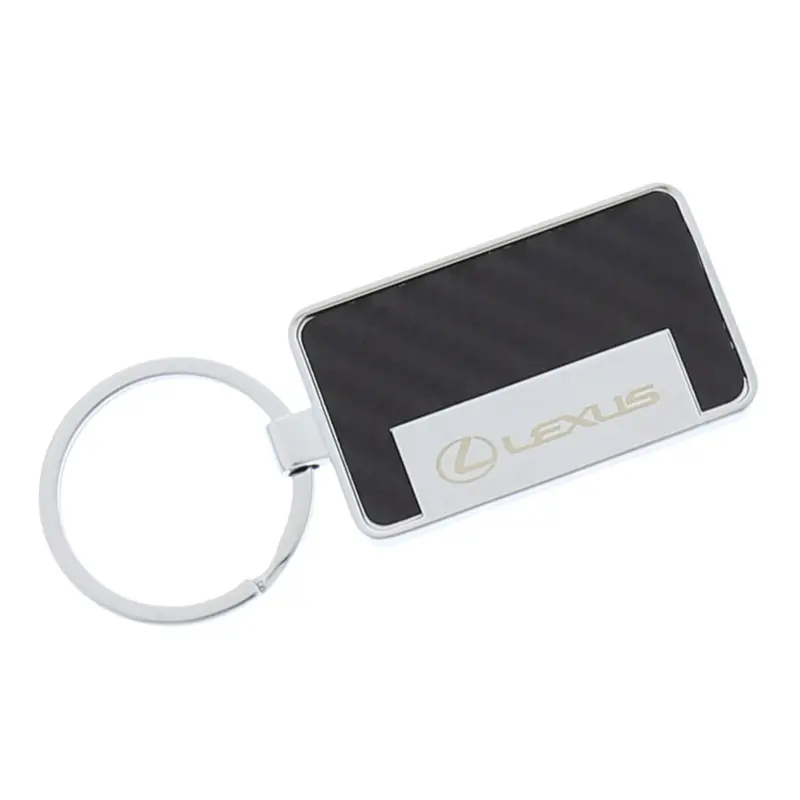 Lexus Carbon Fiber Inlay Keychain (Black) 1