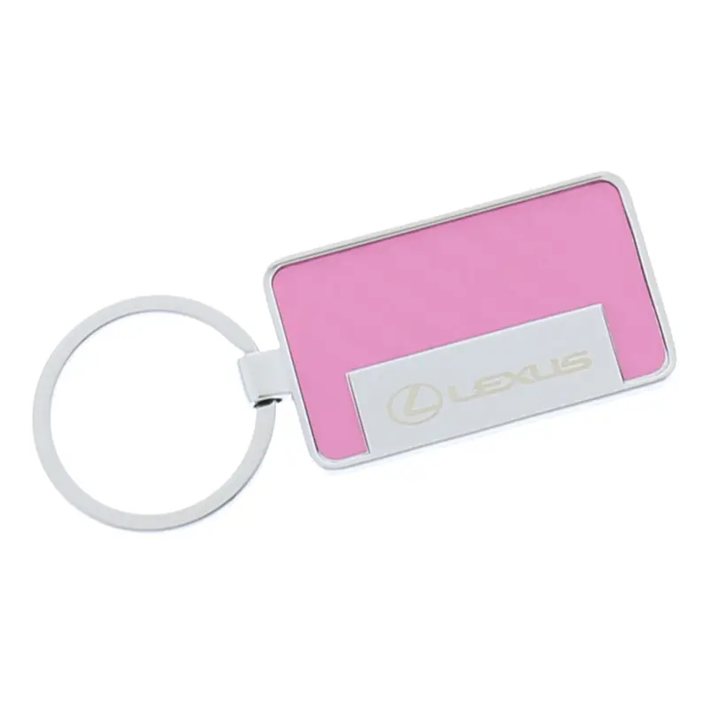 Lexus Carbon Fiber Inlay Keychain (Pink) 1