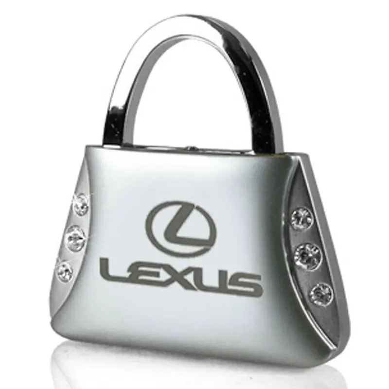 Lexus Crystal Purse Key Ring (Chrome) 1