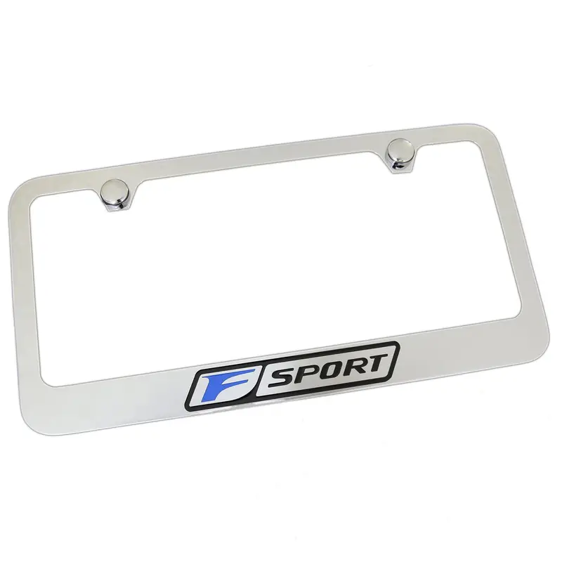 Lexus F Sport License Plate Frame (Chrome) 1