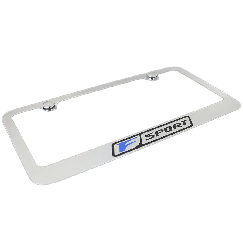 Lexus F Sport License Plate Frame (Chrome) 2
