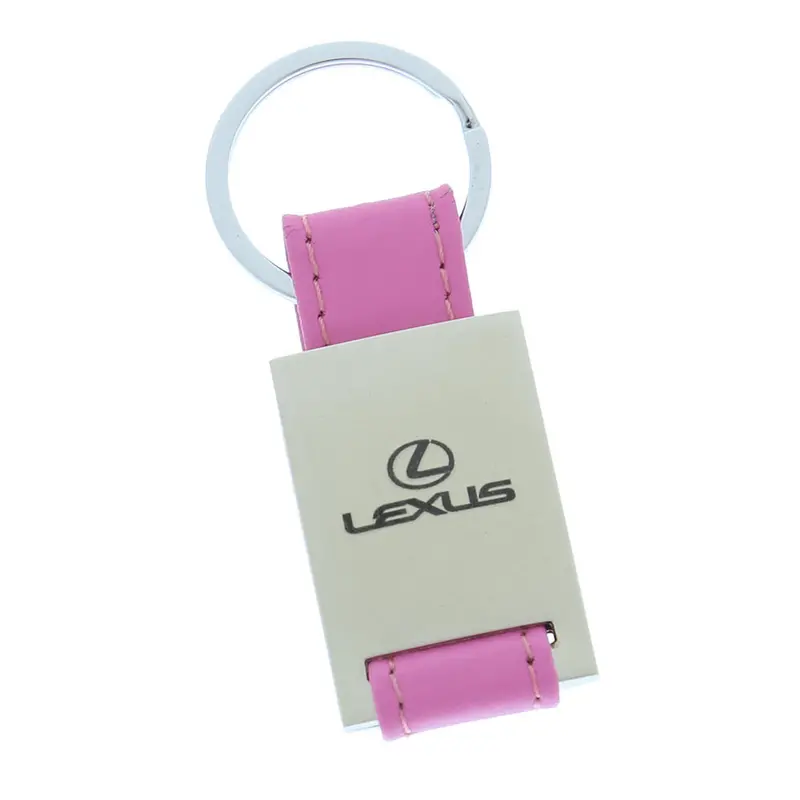 Lexus Leather Keychain (Pink) 1