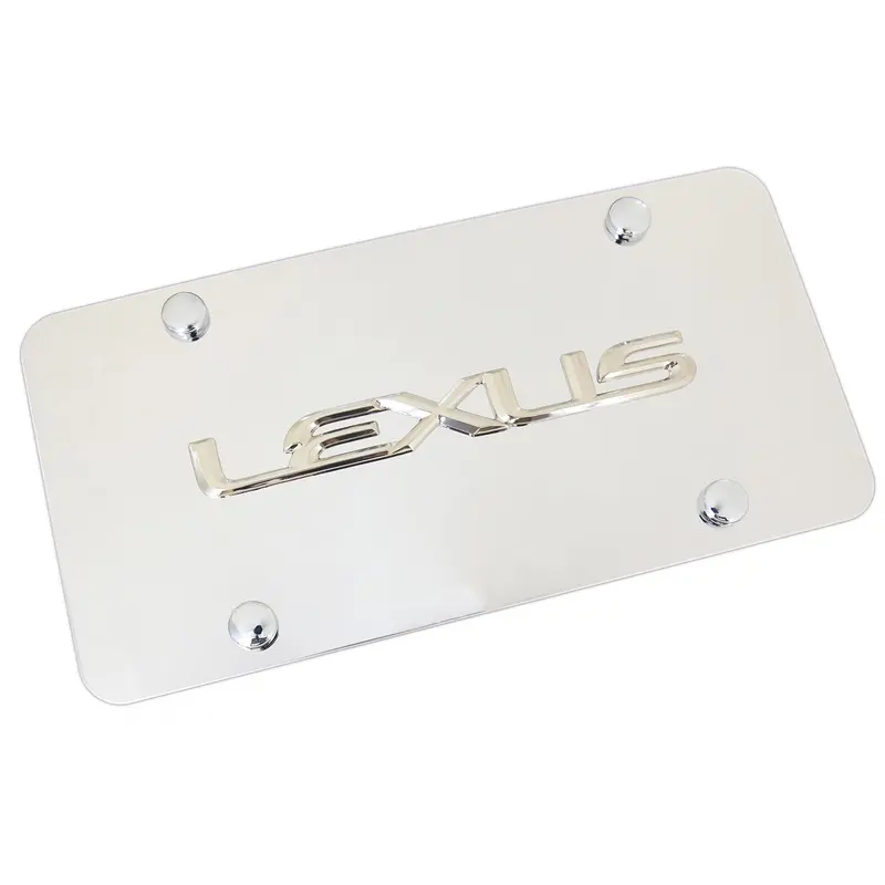 Lexus License Plate (Chrome) 1