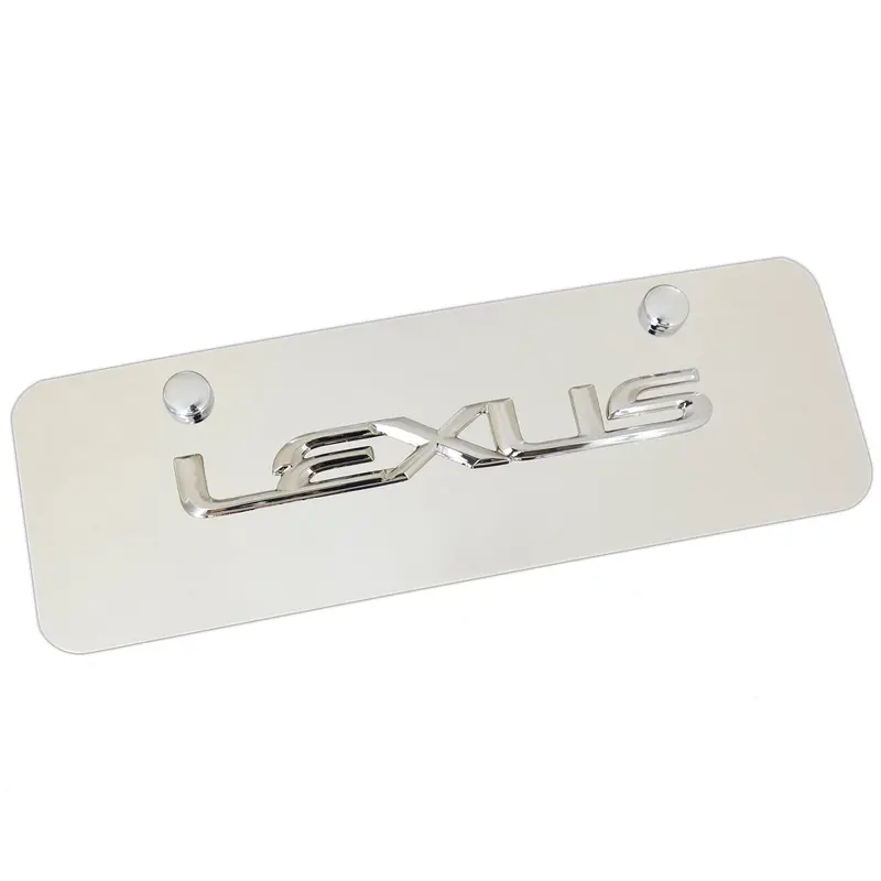 Lexus Mini License Plate (Chrome) 1