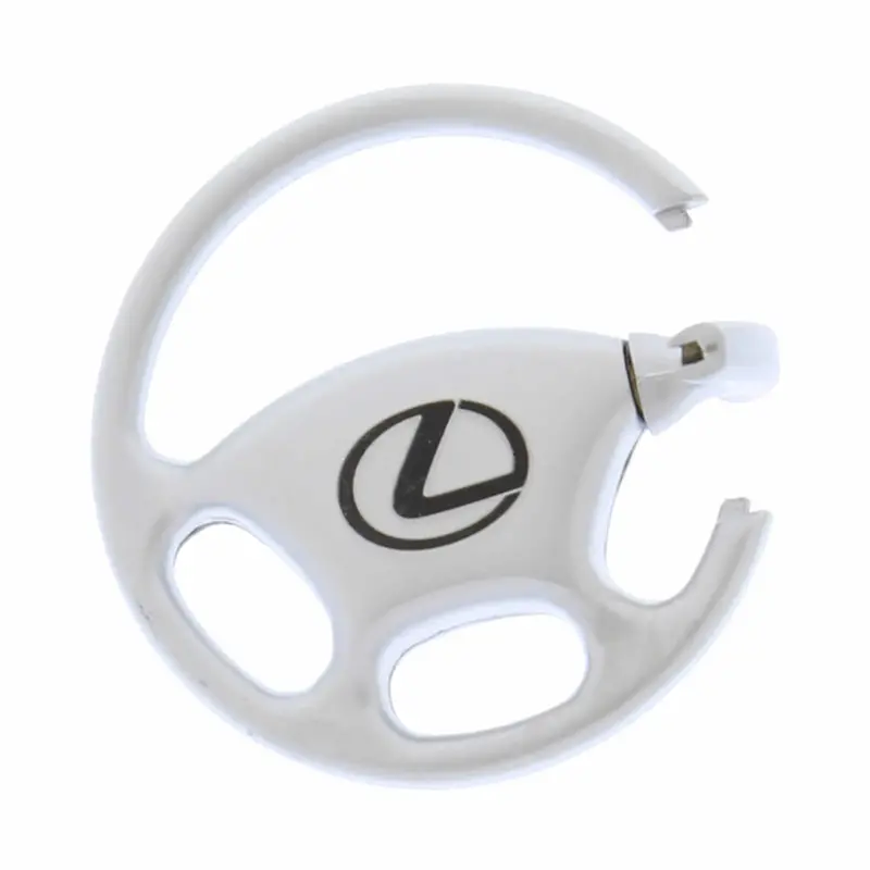 Lexus Satin Steering Wheel Keychain (Chrome) 1